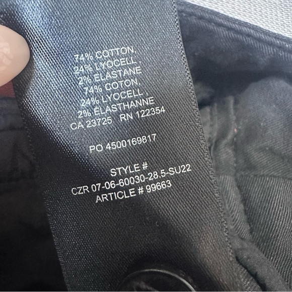 Aritzia Wilfred Free Ascendant High Rise Utility  Pant in black Sz 6 - Picture 9 of 14